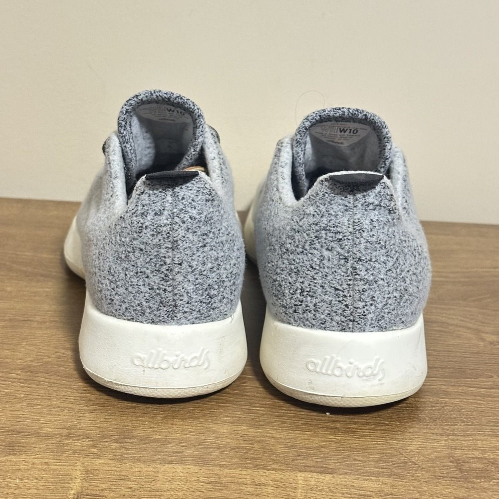 Allbirds Wool Runners Women's 10 Grey Merino Comfort Athletic Gym Workout Shoes - Picture 6 of 8
